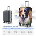 thumbnail image 6 of Haiem Colorful Flower Dog Luggage Cover Printed Suitcase Covers for Luggage Elastic Washable Suitcase Protector Fits 18-32 Inch Luggage-Medium, 6 of 9