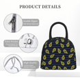 thumbnail image 4 of Pofeuu Avocado Print Lunch Bag for Adult Insulated Lunch Box,Leakproof Cooler Food Lunch Containers Reusable High Capacity Lunch Tote Bags-One Size, 4 of 6