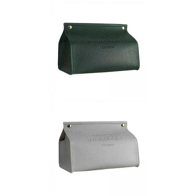 Soportes Elegantes para Organizar Pañuelos en el Baño y Dormitorio Verde+Gris
