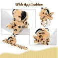 thumbnail image 2 of icolorfuled Baby Soft Plush Slap Bracelet Animal Hugger - Leopard Style, 2 of 6