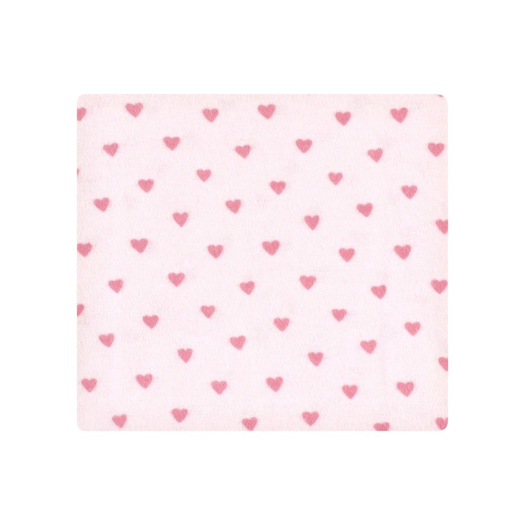 Hudson Baby Infant Girl Cotton Flannel Receiving Blankets Bundle, Creative Rainbow, One Size