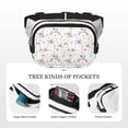 thumbnail image 3 of Japuie Cute Koala Print Layer Fanny Pack with Adjustable Shoulder Strap,Double-Layer Waist Bag,Travelling Fanny Pack,Square Double Layer Waist Bag,for Exercise Running Travel Hiking, 3 of 7