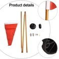 thumbnail image 3 of 47\" Safety Flag Base Kit Rail Mount Marine Boat Canoe for Kayak Diy Accessories, 3 of 9