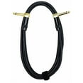 thumbnail image 2 of Audio2000'S ADC20413 1/4-inch TS Right-Angle to 1/4-Inch TS Right-Angle Audio Cable, Instrument Cable, Patch Cable, 6 Feet (Tip-to-Tip), 2 of 3