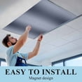 thumbnail image 6 of Navy Blue Ombre Fluorescent Light Covers, Modern Abstract Art Farmhouse Gradient Magnetic Light Covers for Ceiling Lights, Fluorescent Ceiling Shade Filters for Classroom Bedroom Office 4x2Ft x 4PCS, 6 of 8