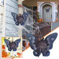 thumbnail image 2 of Halloween Exquisite Plush Gothic Moth Prussian Home Exquisite Pendant Decoration, 2 of 5