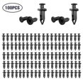 thumbnail image 3 of Labwork 100x Car 8mm Dia Hole Plastic Rivets Fastener Auto Fender Bumper Push Pin Clips, 3 of 5