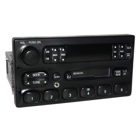 Ford Truck and Van AM FM CS iPod Sat Aux Input Radio 1999 to 2010 YW7F-19B132-AA - Refurbished