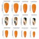 thumbnail image 4 of Xihbxyly Decoración de Uñas con Hojas, Puntas de Uñas Naranja Vibrante, Diseño Inspirado En La Naturaleza con 24 Combinaciones, Fácil Aplicación y Reutilización, Ideal para Fiestas o Salidas Diarias,, 4 of 7