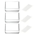 thumbnail image 2 of Opvise Large Tilt Opening Adhesive Wall Mount Plastic Storage Rack - Space-Saving Organizer for Home, Kitchen, Bathroom, Cabinet (11cm x 8cm x 8cm), 2 of 8