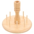 thumbnail image 4 of Shisuyan Wooden Spool Thread Holder Stand Wooden Thread Rack Tabletop Embroidery Thread Organizer, 4 of 8