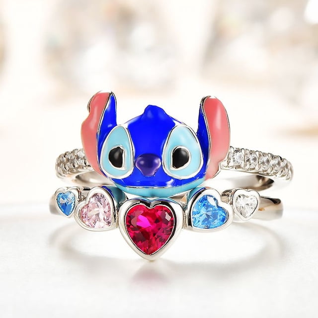 Ring Set for Women, Two-Piece Ring Jewelry, Best Gift for Christmas, Valentine's Day (Card Not Included)