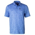 thumbnail image 2 of Men's Cutter & Buck Blue Tulsa Drillers DryTec Pike Constellation Print Stretch Polo, 2 of 3