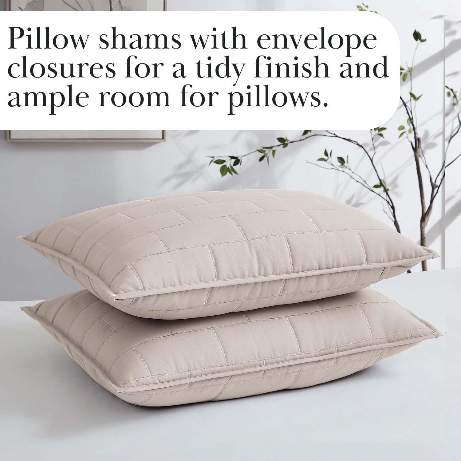 Lightweight Brickyard Embroidered 3-piece Brickyard Quilt Set by Southshore Fine Linens