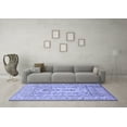 thumbnail image 3 of Ahgly Company Machine Washable Indoor Rectangle Persian Blue Traditional Area Rugs, 4' x 6', 3 of 4
