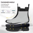 thumbnail image 2 of Botas de lluvia DKSUKO para mujer, cortas, de goma, impermeables, negras, 2 of 7