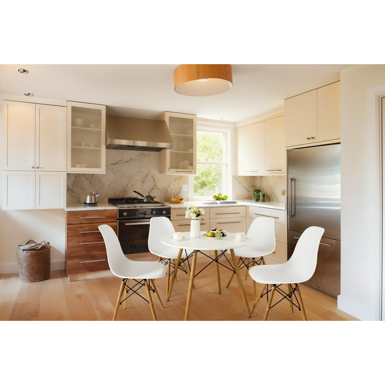 Homall 5-Piece White Room Furniture, Mid-Century Modern Homall 5-Piece White Room Furniture, Mid-Century Modern