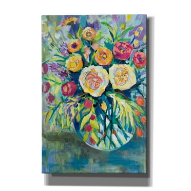 Epic Graffiti 'Summer Joy' by Jeanette Vertentes, Canvas Wall Art, 40"x60"
