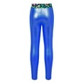 thumbnail image 2 of YiZYiF Girls Metallic Dancewear High Rise Dance Pants for Jazz Hip Hop Performance, 2 of 6