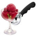 thumbnail image 4 of Premium Ice Cream Scoop, Dishwasher Safe Scooper with Comfortable Easy Grip Handle, Heavy Duty Durable Design, Professional Kitchen Tool for Stuffing, Cookie Dough, Sorbet Black, 4 of 8