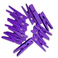 thumbnail image 1 of Toystoory 100 unids/bolsa 35mm clavijas de artesanías papel para teléfono Clips para fotos Scrapbooking fiesta Peg Oficina artesanía Clip Púrpura, 1 of 6