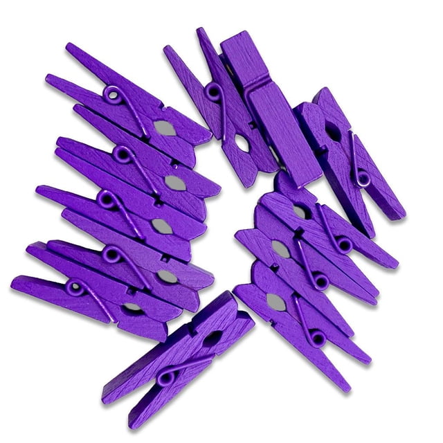 Toystoory 100 unids/bolsa 35mm clavijas de artesanías papel para teléfono Clips para fotos Scrapbooking fiesta Peg Oficina artesanía Clip Púrpura