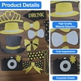 thumbnail image 4 of 30 Pcs Accessoires de Photomaton de Fête - Or, 4 of 5
