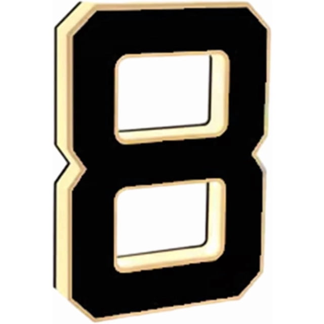 Solar Lighted House Numbers | 9 Inch Waterproof LED Address Signs for Outside with Night Visibility