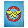 thumbnail image 1 of Wonder Woman 805674 DC Comics Wonder Woman Logo Thick Micro Sherpa Throw Blanket, 1 of 2