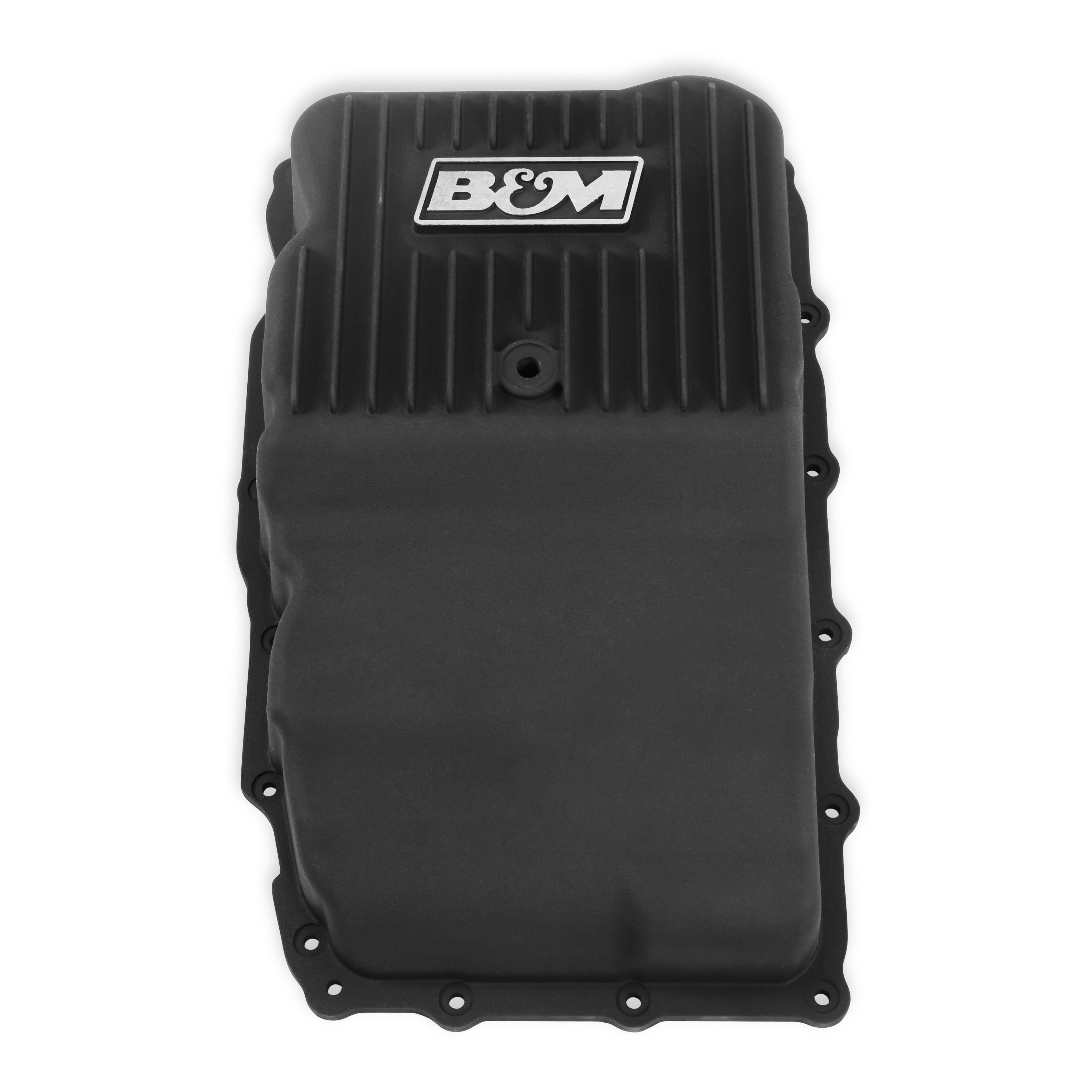 B&M 71401 Hi-Tek Heavy Duty Deep Transmission Pan - Black