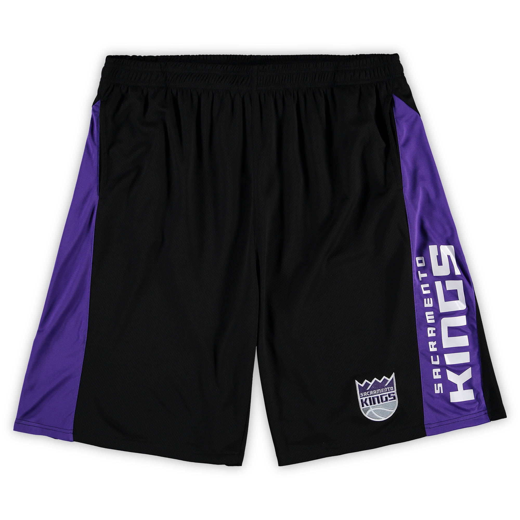 Fanatics Sacramento Kings Fanatics Branded Big Tall Wordmark Logo Practice Shorts Black Purple Walmart Com Walmart Com