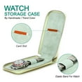 thumbnail image 6 of FENOHREFE Multifuntional Watch Organizers Watch Storage Bag Watch Showcase Watch Holder Leather Texture for Home or Travel Use, 6 of 7