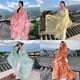 thumbnail image 2 of Nvzi Bufandas tipo chal con botones y voile de jacquard, 2 of 2