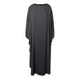 thumbnail image 4 of Batwing Sleeve Party Women Dresses Jalabiya Kabaya Arab Robe Long Sleeve Chiffon Maxi Dresses Dresses for Women Party Long Sleeve Dress Women Summer Two Piece Dress for Women Formal Long Girls Dress, 4 of 4