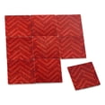 thumbnail image 1 of Pegatinas para suelo de madera para casa, miniaturas a escala 1/6 y 1:12, para cocina y baño. rojo, 1 of 7