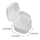 thumbnail image 3 of Caja de almacenamiento para contenedores de dentaduras, caja organizadora para limpieza de dientes postizos dentales JAMW Sencillez, 3 of 5