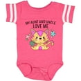 thumbnail image 3 of Inktastic My Aunt and Uncle Love Me with Cute Kitten and Flowers Boys or Girls Baby Bodysuit, 3 of 5