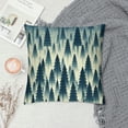 thumbnail image 2 of GOSMITH Grey Tree Pillow Covers Forest Gray Beige Decorative Nature Pine Trees Throw Pillows Pillowcase Square Cushion Case for Couch Sofa Bed Bedroom Car Living Room, Grey, 2 of 5