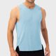 thumbnail image 1 of pstuiky Camiseta sin mangas para hombre, Pantalones cortos deportivos y de fitness de cuello redondo de color liso para hombre. Camisas para hombres xxl, 1 of 6