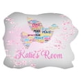 thumbnail image 2 of Personalized Watercolor Decal Peace Bedroom Wall Decal for Children Dove Calligram Image Multicolored Art Cute Custom Name Decal - Size: 20 In x 16 In, 2 of 5