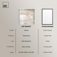 thumbnail image 6 of Neutral Luxe Harmony Set Shadowbox Boho Wall Decor by Art Remedy, White Frame, 12 x 12, 6 of 6