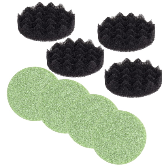 Qzbhct 4 Phosphate Remover Pad & 4 Bio-Foam Pad for Fluval Fx4 FX5 FX6 Canister Filter Aquarium Sponge Replacement