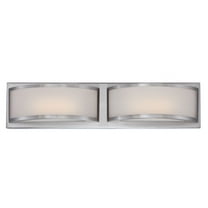 Nuvo Lighting Nuvo Mercer 2-light LED Vanity Polished,Brushed