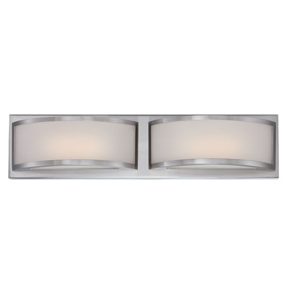 Nuvo Lighting Nuvo Mercer 2-light LED Vanity Polished,Brushed