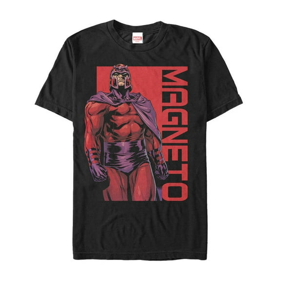 Men's Marvel X-Men Magneto Stance Graphic Tee Black Small