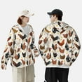 thumbnail image 6 of Easygdp Roosters and Chickens Lightweight Long Sleeve Sun Shirt Sports long-Sleeved Sun Protective Clothing, Quick Drying Breathable - XX-Large, 6 of 9