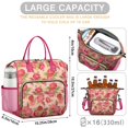 thumbnail image 5 of Pioneer Flower Floral Print Pattern Womens Lunch Box for Work,Insulated Large Lunch Bag for Tween and Teen,Loncheras Para Mujer,Leakproof Adult Lunch Bag for Work,Beach,Travel,Picnic,Camping, 5 of 7