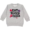 thumbnail image 2 of Inktastic Cheerleading Eat Sleep Cheer Toddler Sweatshirt, 2 of 4