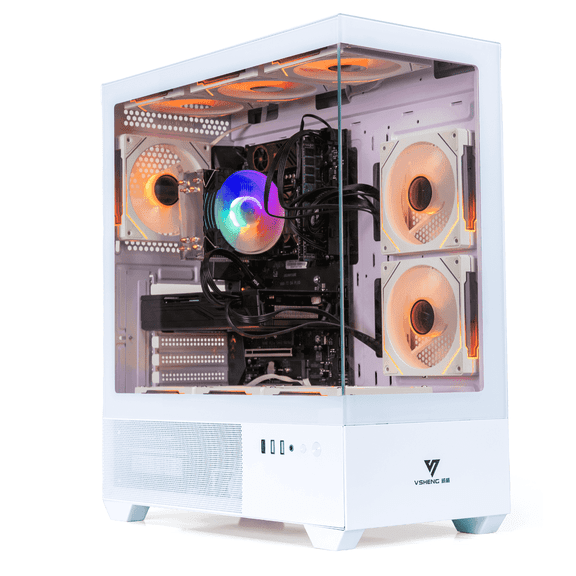 Pre-Built Gaming PC Intel Core i7 Up to 4.0GHz, 16GB RAM, 512GB SSD, 1TB HDD, NVIDIA GT 1030, Windows 11, ARGB Gaming Computer for Home Office, Daily Use