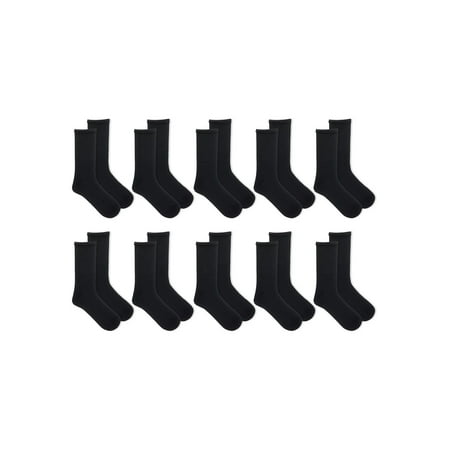 

Athletic Works Women s Cushioned Crew Socks 10 Pack